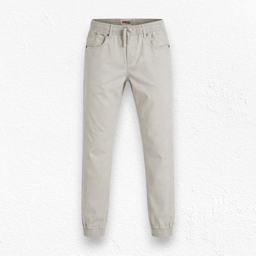 Levi’s Kids Jogger Pants Beige Tan Boys Youth 10-12 Years Pants Size Medium
